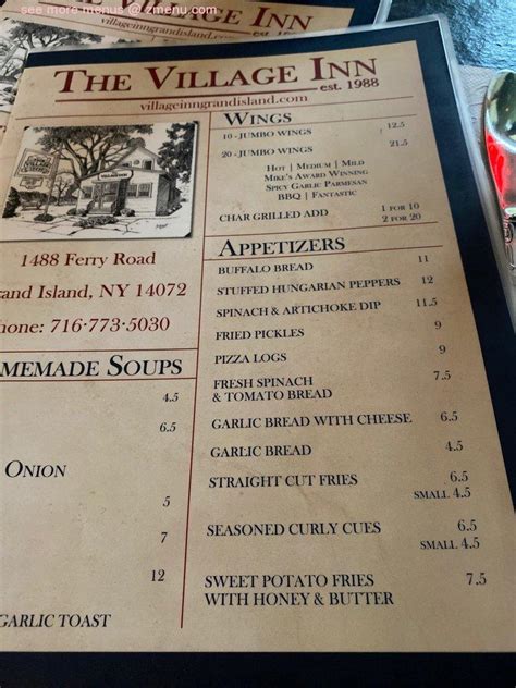 The Village Inn Restaurant .
